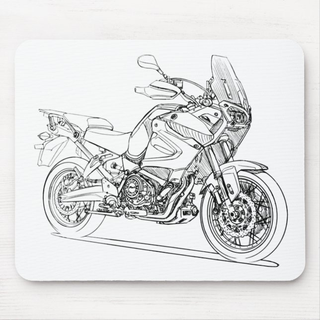 Jamswurzel SuperTenere 2012 Mousepad (Vorne)