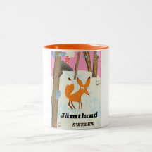 Jämtland Schweden Vintage-Reiseposter