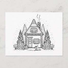 Jan Cottage Feiertagspostkarte