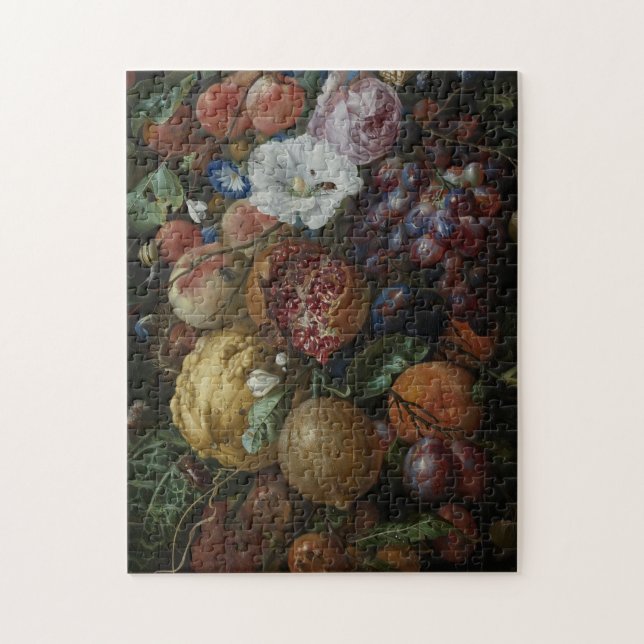 Jan Davidsz. De Heem - Feier des Obstes und der Bl (Vertikal)