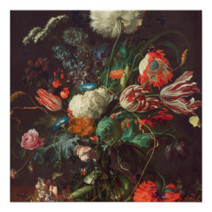 Jan Davidsz de Heem - Vase der Blume Poster