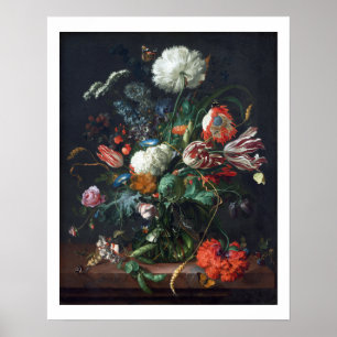 Jan Davidsz de Heem Vase von Blume Poster