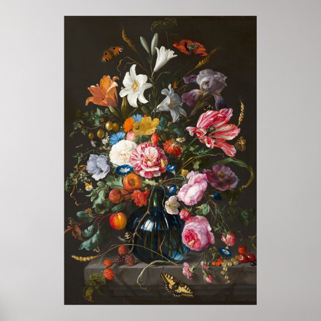 Jan Davidsz de Heems Blumenstrauß 2 Poster (Vorne)