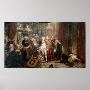 Jan Matejko Rejtan oder der Fall von Polen Poster