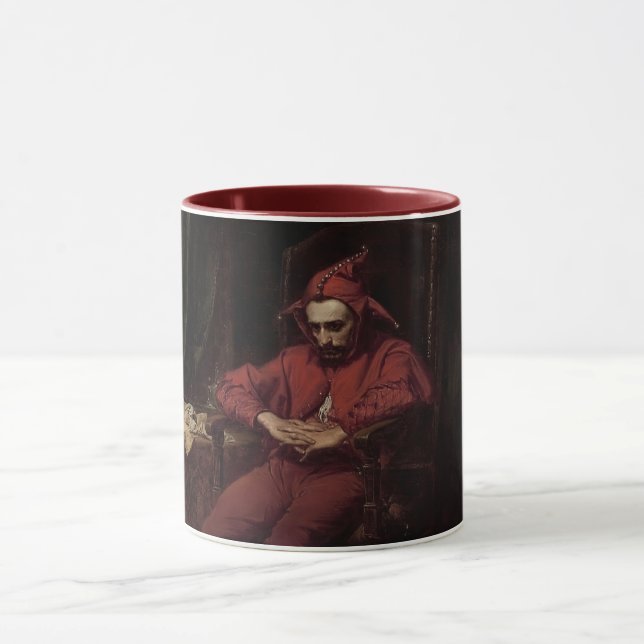 Jan Matejko - Stanczyk während eines Balls, Harleq Tasse (Zentrum)