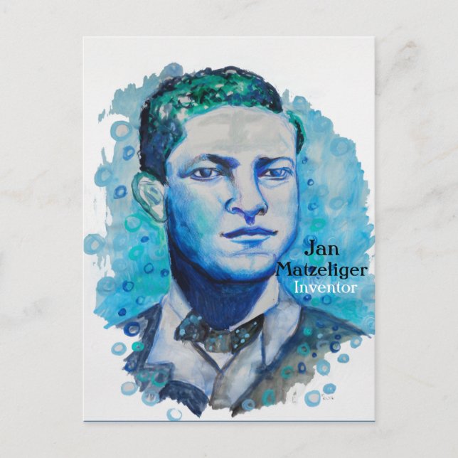 Jan Matzeliger - Black Inventar Postcard Postkarte (Vorderseite)