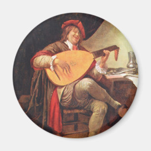 Jan. Steen. Selbstporträt, das den Dichtungskitt Magnet