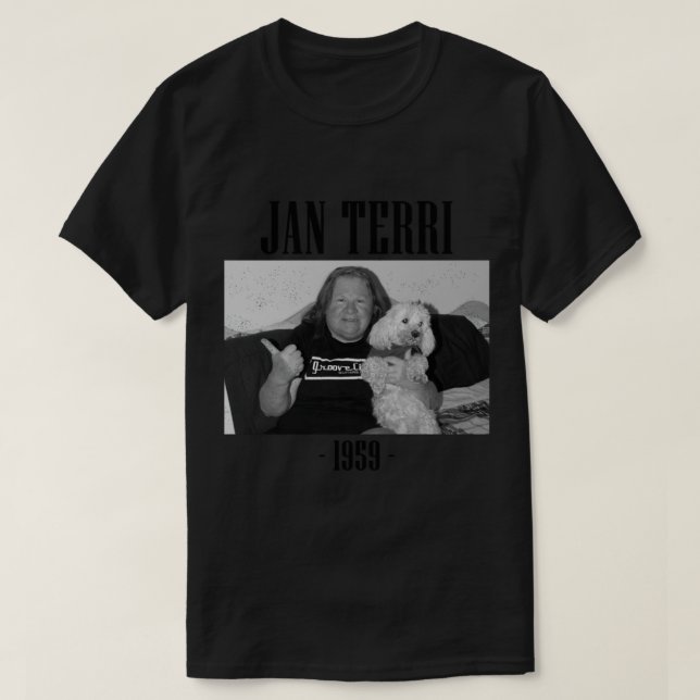 Jan Terri - 1959 - Black _amp_ White T-Shirt (Design vorne)
