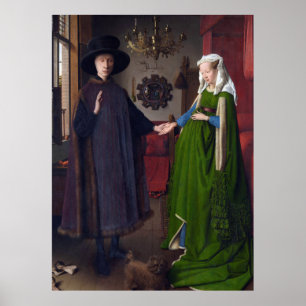 JAN VAN EYCK - Arnolfini-Portrait 1434 Poster