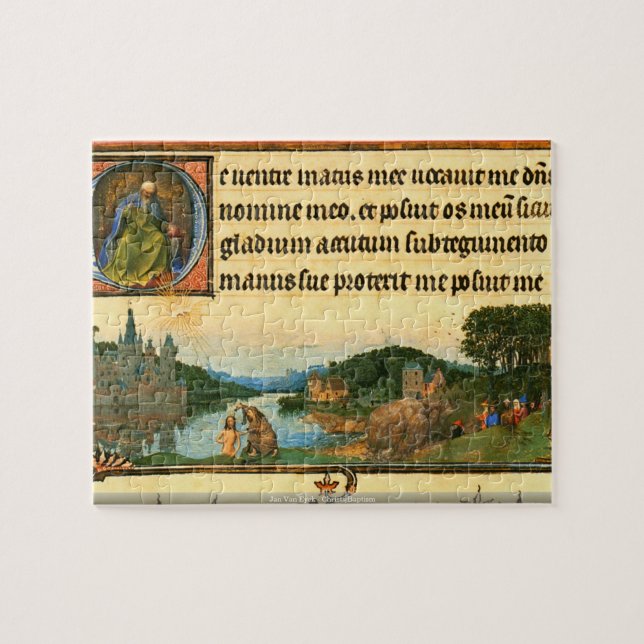 Jan van Eyck - Christs Taufepuzzlespiel (Horizontal)