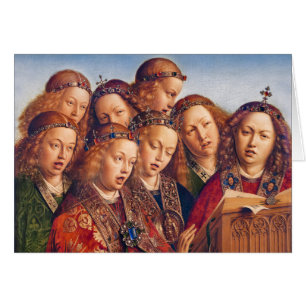 Jan van Eyck, der Engel Gentaltarpiece singt