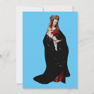 Jan van Eyck - Die Madonna in der Kirche Fine Art Dankeskarte