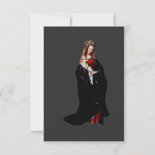 Jan van Eyck - Die Madonna in der Kirche Fine Art Dankeskarte