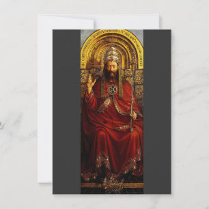 Jan van Eyck Gott der Vater auf dem Thron Fine Art