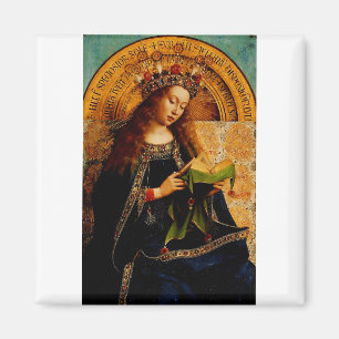 Jan van Eyck - Sammlung feiner Kunst der Jungfrau  Magnet
