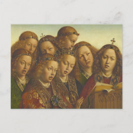 Jan van Eyck Singing angels Gent CC0974 Postkarte