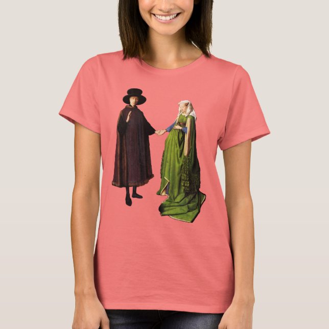 Jan van Eyck : T-shirt Arnolfini Mariage Portrait (Devant)
