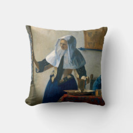 Jan VerMeer Frau porträtiert berühmte niederländis Kissen