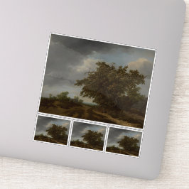 Jan Vermeer, Landschaft am Rande der Dünen Aufkleber