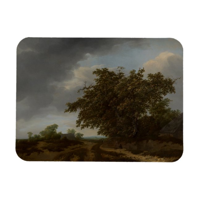 Jan Vermeer, Landschaft am Rande der Dünen Magnet (Horizontal)