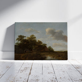 Jan Vermeer van Haarlem, Landschaft mit Bauernhof Poster