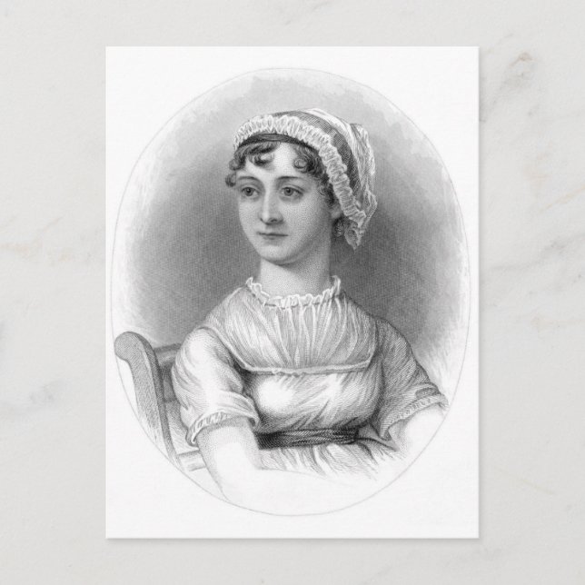 Jane Austen (1775-1817) Postkarte (Vorderseite)