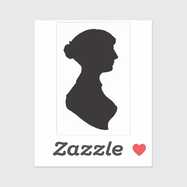 Jane Austen ailhouwrrw Aufkleber (Blatt)