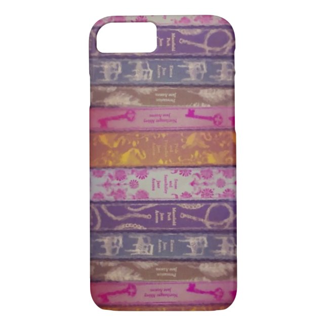 Jane Austen-Bücher iPhone 7 Fall Case-Mate iPhone Hülle (Rückseite)