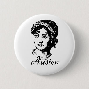 Jane Austen Button
