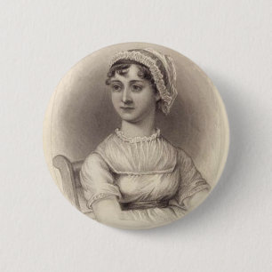 Jane Austen Button