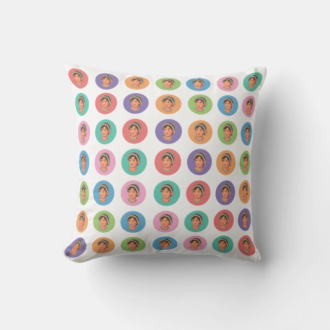 Jane Austen Colors Pillow Kissen (Vorderseite)