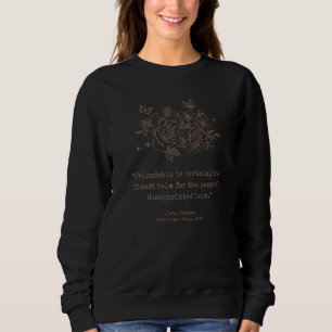 Jane Austen Dark Academia Bookworm Literar Sweatshirt