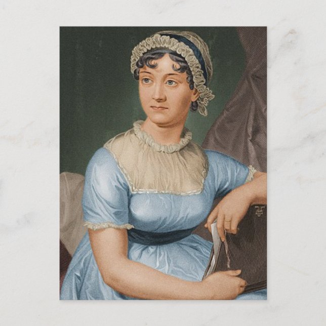 Jane Austen Einladungspostkarte (Vorderseite)