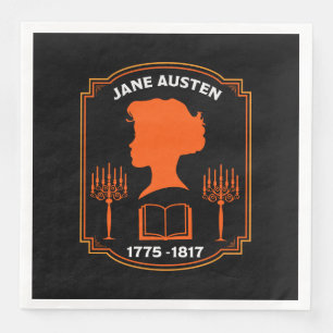 Jane Austen English Novelist Serviette
