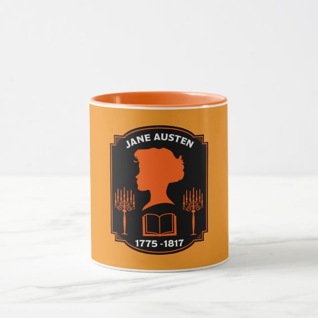 Jane Austen English Novelist Tasse (Zentrum)