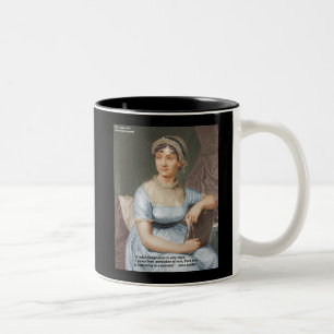 Jane Austen Freundschaft/Liebe/Balsam Liebeszitate Zweifarbige Tasse
