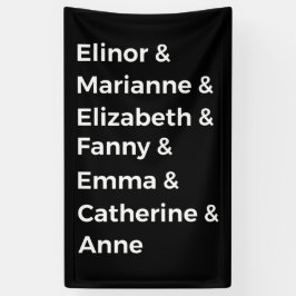 Jane Austen Heroines I Banner