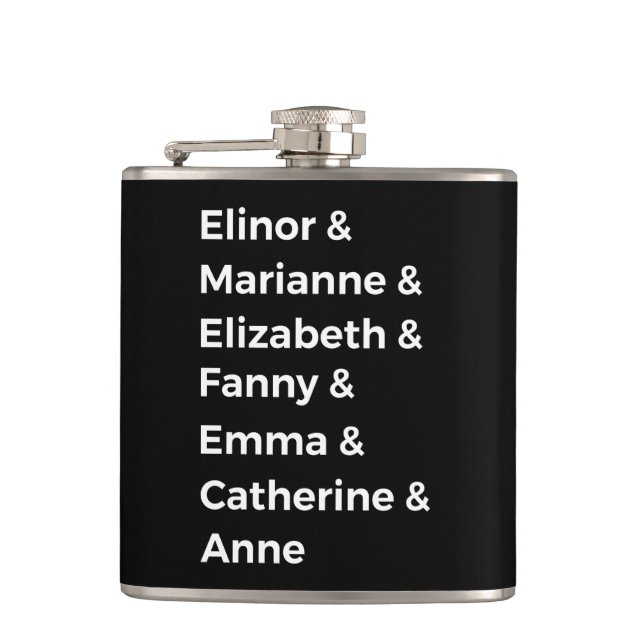 Jane Austen Heroines I Flachmann (Vorderseite)