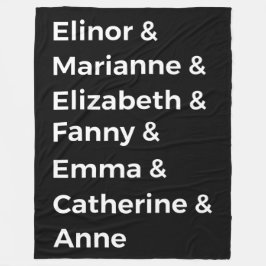 Jane Austen Heroines I Fleecedecke