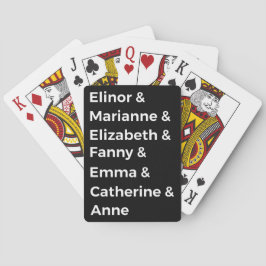 Jane Austen Heroines I Spielkarten
