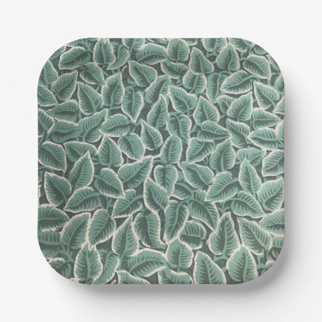 Jane Austen Home Wallpaper Pappteller (Vorderseite)