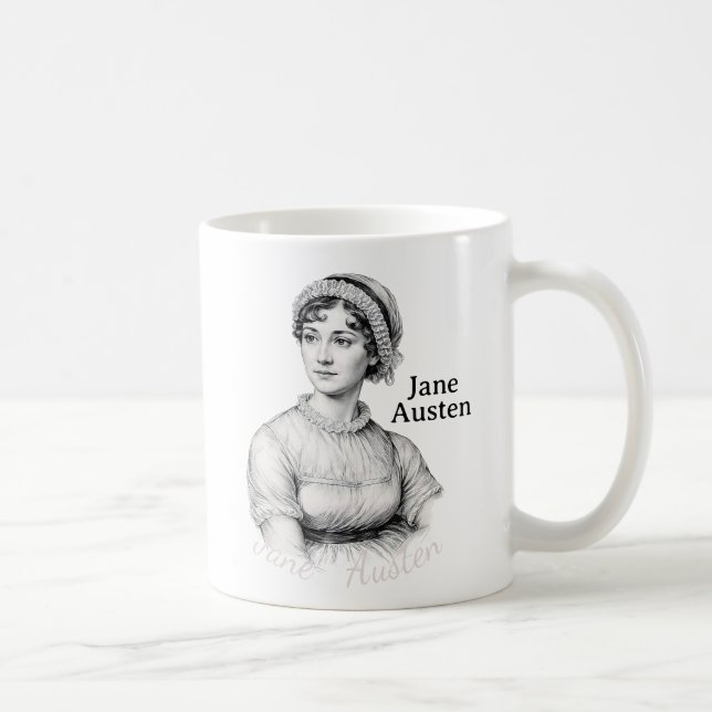 Jane Austen Kaffeetasse (Rechts)