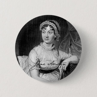 Jane Austen-Knopf Button