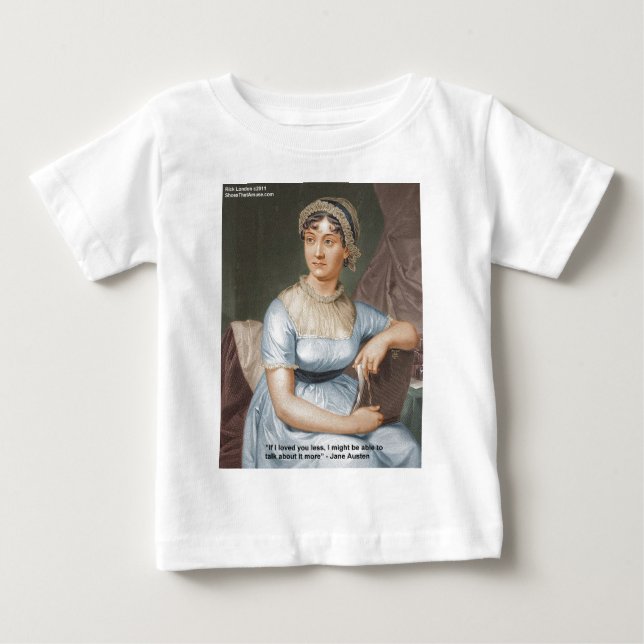 Jane Austen liebte weniger Zitat von Geschenken un Baby T-shirt (Vorderseite)