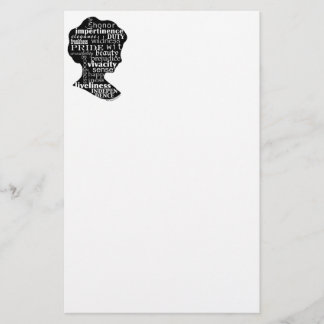 Jane Austen-Mädchen-Briefpapier Briefpapier