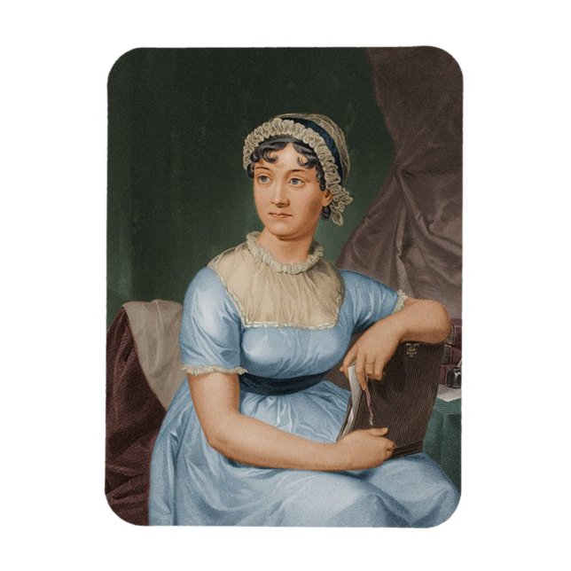 Jane Austen  Magnet (Vertikal)