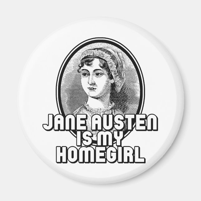 Jane Austen Magnet (Vorne)