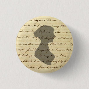 Jane Austen-Manuskriptknopf Button