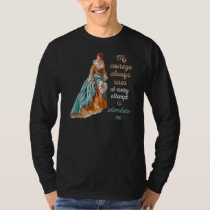 Jane Austen Mein Mut hebt Zitat immer romantisch h T-Shirt