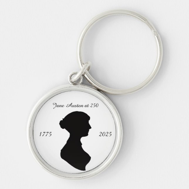 Jane Austen mit 250 Schlüsselanhänger (Vorne)